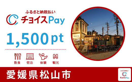 松山市チョイスPay 1,500pt(1pt=1円)
