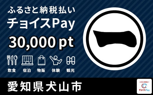 犬山市チョイスPay 30,000pt（1pt＝1円）