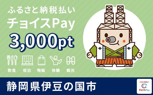 伊豆の国市チョイスPay 3,000pt（1pt＝1円）
