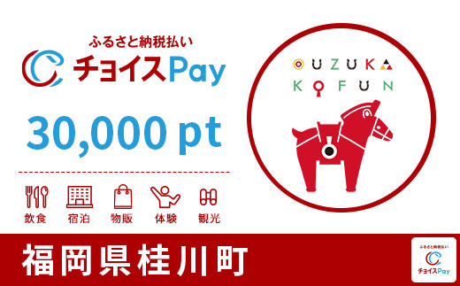 桂川町チョイスPay 30,000pt（1pt＝1円）