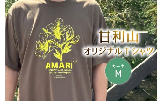 トップス 甘利山 オリジナル Tシャツ （ カーキ ）Mサイズ [甘利山グリーンロッジ 山梨県 韮崎市 20741789] 半袖 レディース メンズ おしゃれ カジュアル アウトドア モンベル 登山 1094834 - 山梨県韮崎市