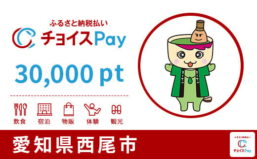 西尾市チョイスPay 30,000pt（1pt＝1円）
