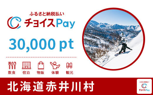赤井川村チョイスPay 30,000pt（1pt＝1円）