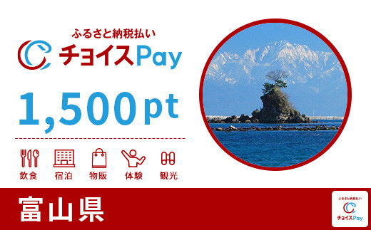 富山県チョイスPay 1,500pt（1pt＝1円）