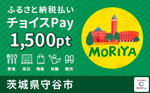 守谷市チョイスPay 1,500pt（1pt＝1円）