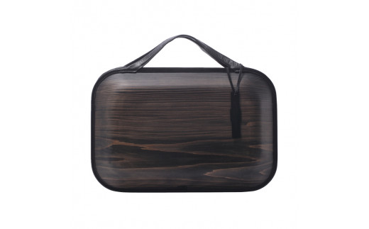 monacca-bag/Roots Carbon（ブラック） 木製 ビジネスバッグ 個性的 カバン 鞄 B4サイズ対応 スギ メンズ レディース ファッション 高知県 馬路村 【398】 328370 - 高知県馬路村