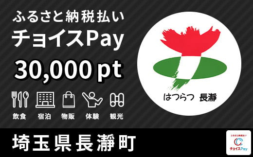 長瀞町チョイスPay 30,000pt（1pt＝1円）