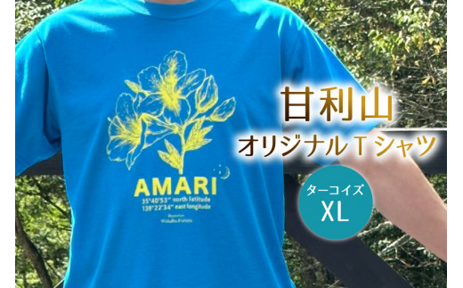 トップス 甘利山 オリジナル Tシャツ （ ターコイズ ） XLサイズ [甘利 ...