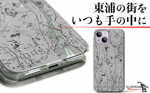 No.566-11 【東浦】地図柄iPhoneケース（クリアタイプ） iPhone 12