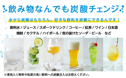 drinkmate 142L用予備用マグナムガスシリンダー 2本（HF011-SJ）