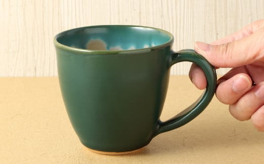 総緑マグカップ