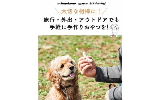 【６ヵ月定期便】uchinokono oyatsu All for dog　うちのこのおやつ　オール フォー  ドッグ（鹿肉ベジタブル、鹿肉スイートポテト、鹿肉ポテト）×18パック|ken,s creative