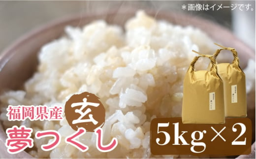 【先行予約】福岡の食卓ではおなじみの人気のお米「夢つくし」5kg×2袋 [10kg] [玄米]【2024年11月下旬以降順次発送】《築上町》【株式会社ベネフィス】 [ABDF034] ご飯 ごはん 米 こめ コメ おにぎり 27000円 2万7千円 1101628 - 福岡県築上町