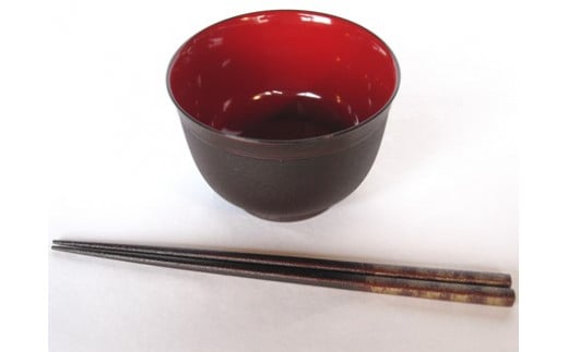 汁椀と箸セット（女性) 439433 - 高知県高知市