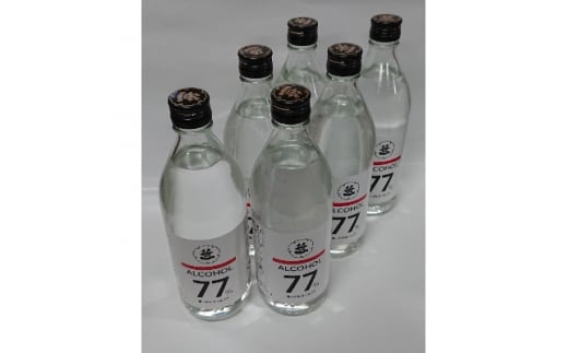 笹一　アルコール77　ウオッカ　500ml　6本【1225372】 1207644 - 山梨県山梨県庁