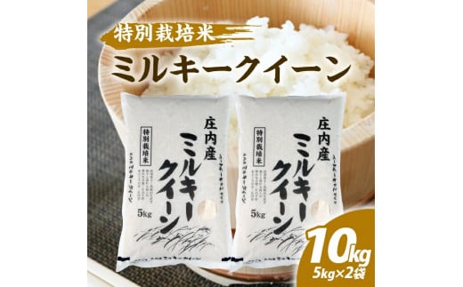 SA1914　令和5年産【精米】特別栽培米 ミルキークイーン　10kg(5kg×2袋) SA