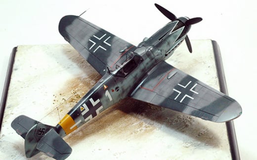 No.472 メッサーシュミットBf109G　ハルトマン乗機　1/48 ／ 模型 完成品 柏木崇男 茨城県