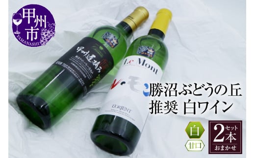 勝沼ぶどうの丘推奨 白ワイン（甘口）2本セット B2-621