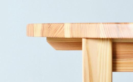 YENラウンドテーブル100 こころ和む丸いダイニングテーブル 杉材 浮造り加工 円テーブル
