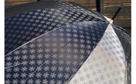 BL05_雪華模様のオリジナル傘（サイズ60cm）「もらっても、贈っても喜ばれる傘」カラー：ブラック、ネイビー、ベージュ、ピンク　かさ/メンズ/レディース/おしゃれ