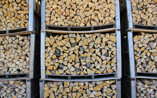 Ｂ－９２ 人工乾燥薪　広葉樹MIX 約13kg 2箱