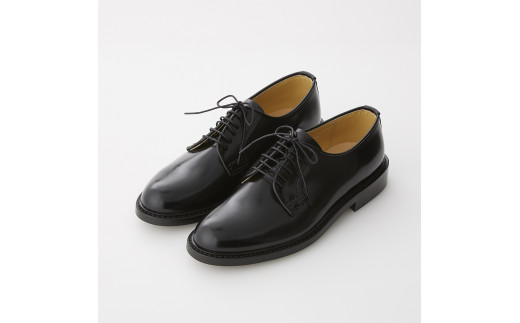ハルタ プレーンレースアップシューズ #711 men's ブラック 25.5cm|HARUTA 本革 定番 通学 学生 靴 ビジネス [0408]