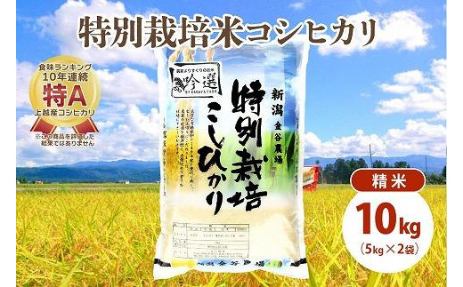 令和5年産|新潟上越三和産|特別栽培米コシヒカリ(従来種)10kg(5kg×2