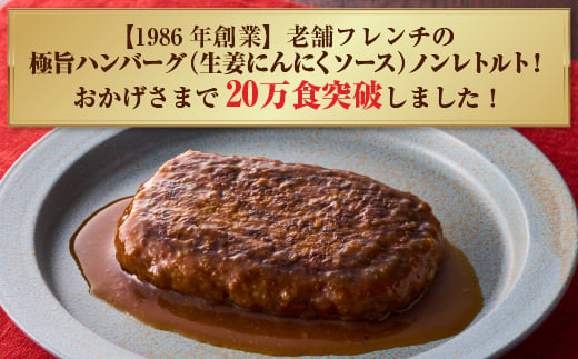 極旨！生姜にんにく煮込みハンバーグ（180g）5個セット