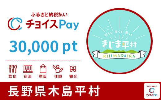 木島平村チョイスPay 30,000pt（1pt＝1円）