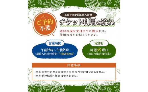 エピアみかど温泉入浴券(11枚) 【man165】 【一般財団法人ことなみ振興