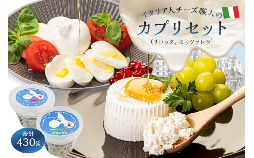 カプリセット ジャパンチーズアワード2022受賞品2種 リコッタ モッツァレラ