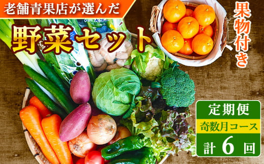 【定期便 奇数月コース】野菜のプロ40年が届ける 厳選野菜セット！ 野菜・フルーツ 15～16品目 詰め合わせ
