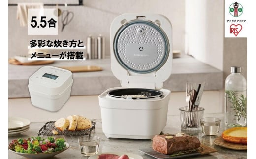 IHジャー炊飯器 5.5合RC-IGA50-Wホワイト