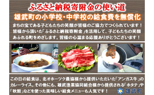 雄武産アンガス牛肉セット(冷凍)バラ肉400g×2