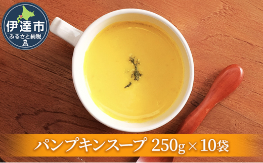 [№5525-0905]北海道産野菜の濃縮スープ（パンプキン）10袋 1279636 - 北海道伊達市