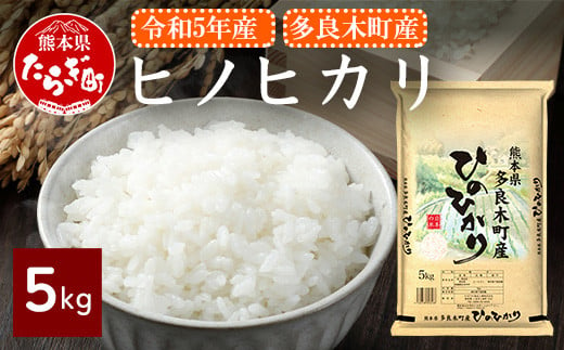 [お米] 令和5年産 多良木町産 ヒノヒカリ 5kg 精米 お米 ご飯 053-0508