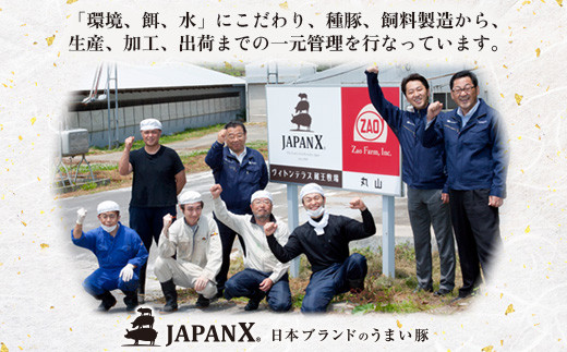 『定期便：5ヶ月』JAPAN X5種スライスセット1.8kg 【ロース・肩ロース・バラ・モモ・小間】