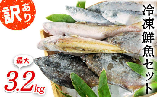 [北海道産] 冷凍鮮魚セット 最大3.2kg 「漁師応援プロジェクト!」 下処理済み 冷凍 鮮魚 海鮮 海産 地元
