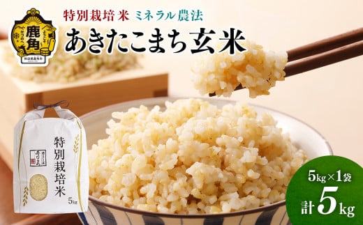 《先行予約》令和6年産 特別栽培米 ミネラル農法 単一原料米「あきたこまち」玄米 5kg【こだて農園】●2024年10月下旬発送開始 米 お米 こめ コメ お中元 お歳暮 グルメ ギフト 故郷 秋田県 秋田 あきた 鹿角市 鹿角 送料無料 産地直送 農家直送 1128482 - 秋田県鹿角市