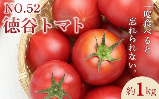 プレミアム徳谷トマト約1kg　24個入り　生産者52番（ウォールナットケース入り）　フルーツトマト 579011 - 高知県高知市