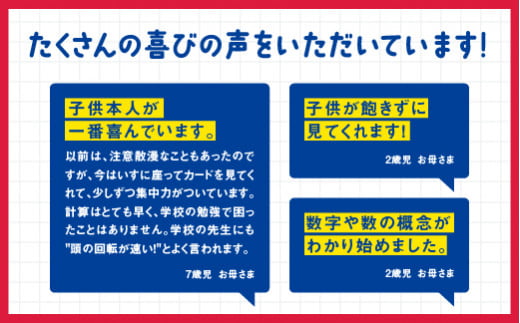 江津市 限定 返礼品：七田式ドッツセット SC-55 しちだ 七田式 右脳 記憶力 カード 幼児 計算力 フラッシュカード