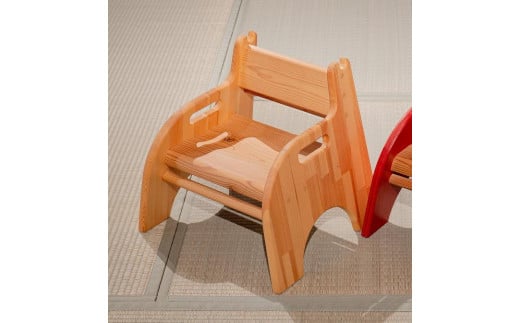 【京北堂】京北堂の子供椅子　国産杉材使用 1148167 - 京都府京都市