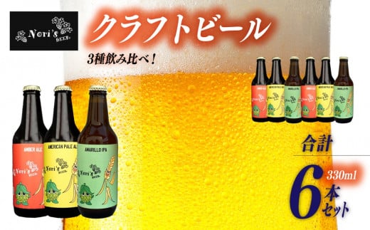 Nori`s Beer　クラフトビール6本セット[5839-1929]