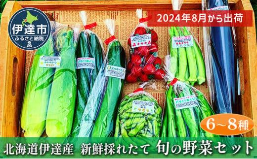 [№5525-0703]新鮮採れたて！旬の伊達野菜セット（6～8種） 1271482 - 北海道伊達市