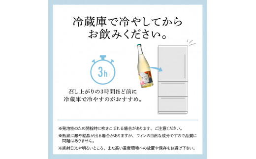 無添加ナチュラルワイン 微発泡「2022花笑み」 hi004-hi025-012 - 山形