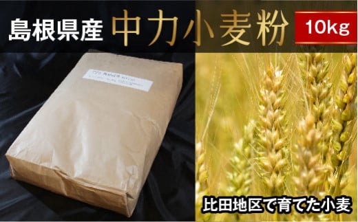 中力小麦粉10kg（農林61号）【うどん 麺 製麺 国産】 1160268 - 島根県安来市