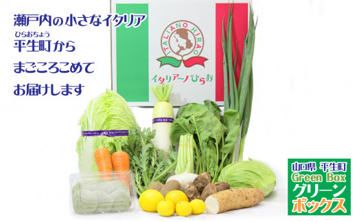 平生町のとれたて野菜をお届けします。※写真はイメージです。収穫状況により野菜の種類は変わります。