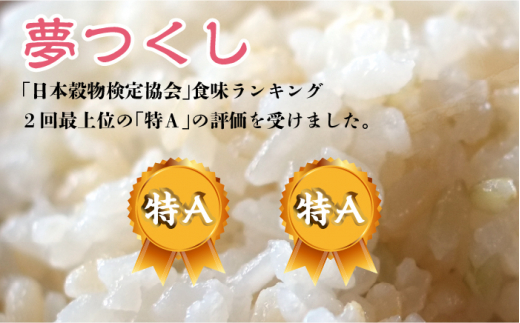 全12回定期便】福岡県産【特A米】元気つくし【A米】夢つくしの食べ比べ