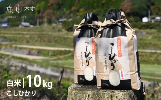うぶやまのコシヒカリ５kg袋×２ 1159749 - 熊本県産山村