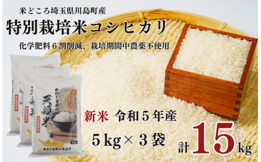 コシヒカリ【白米20kg】※3/22㈪頃発送※ 　●箱なし● 新米　特別栽培米